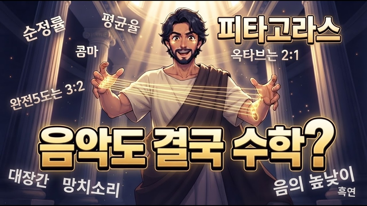 음악도 결국 수학? 피타고라스가 발견한 음계의 비밀 | 피타가토