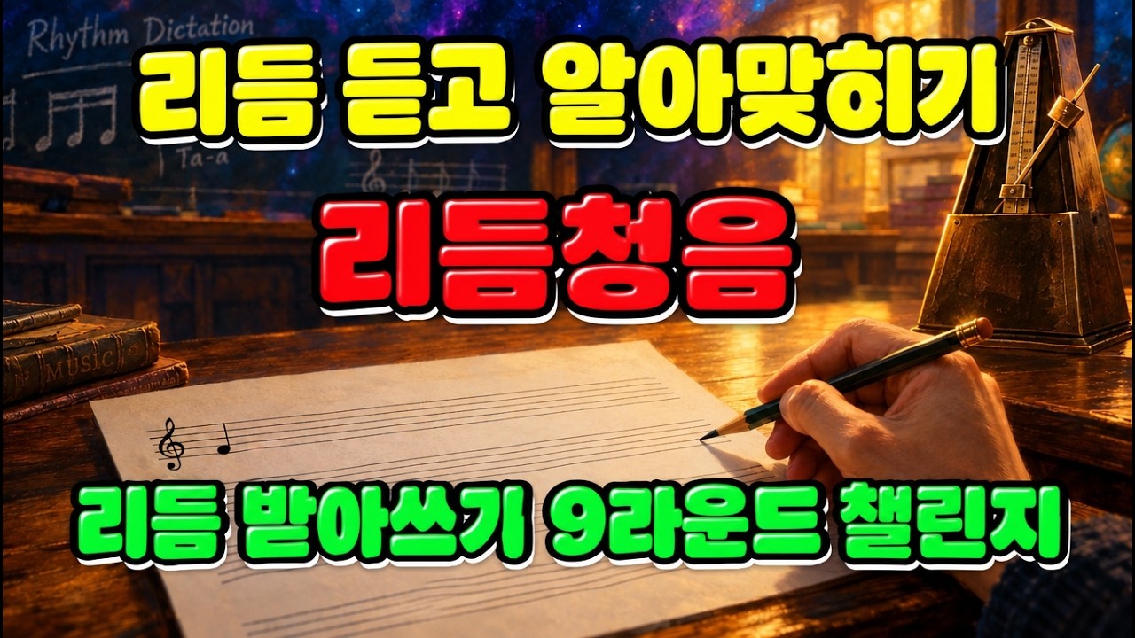 박·음표·쉼표, 한 번에 정복하는 리듬 받아쓰기 9라운드 | 피타가토